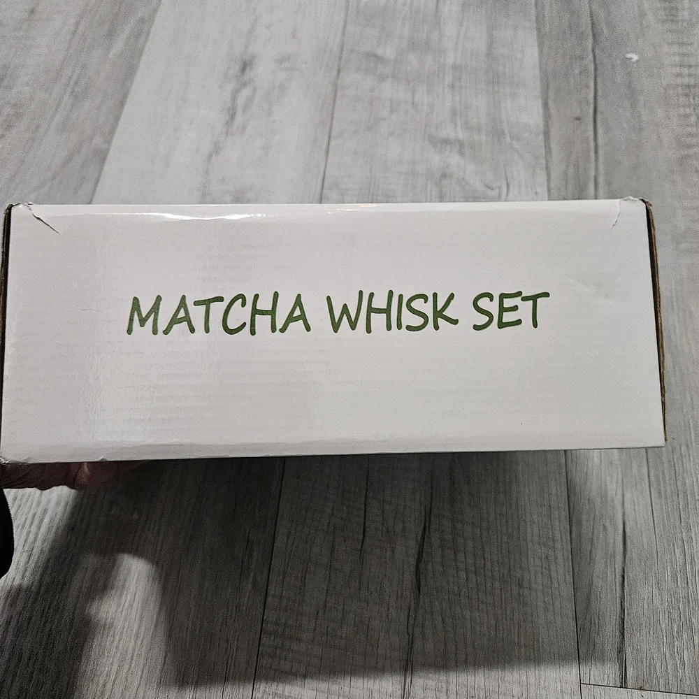 5pcs Gift Box Japanese Matcha Whisk Set, Cute Pattern Matcha Kit Includes Matcha